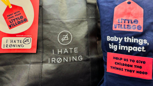 ihateironing Partners with Little Village to Clean Baby Essentials