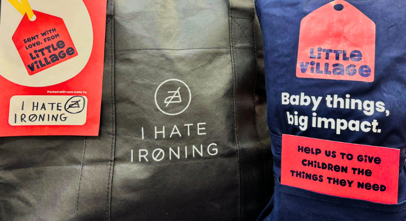 ihateironing Partners with Little Village to Clean Baby Essentials