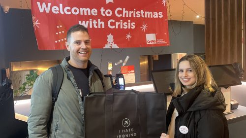 Free Laundry for Homeless Guests – Crisis at Christmas 2024