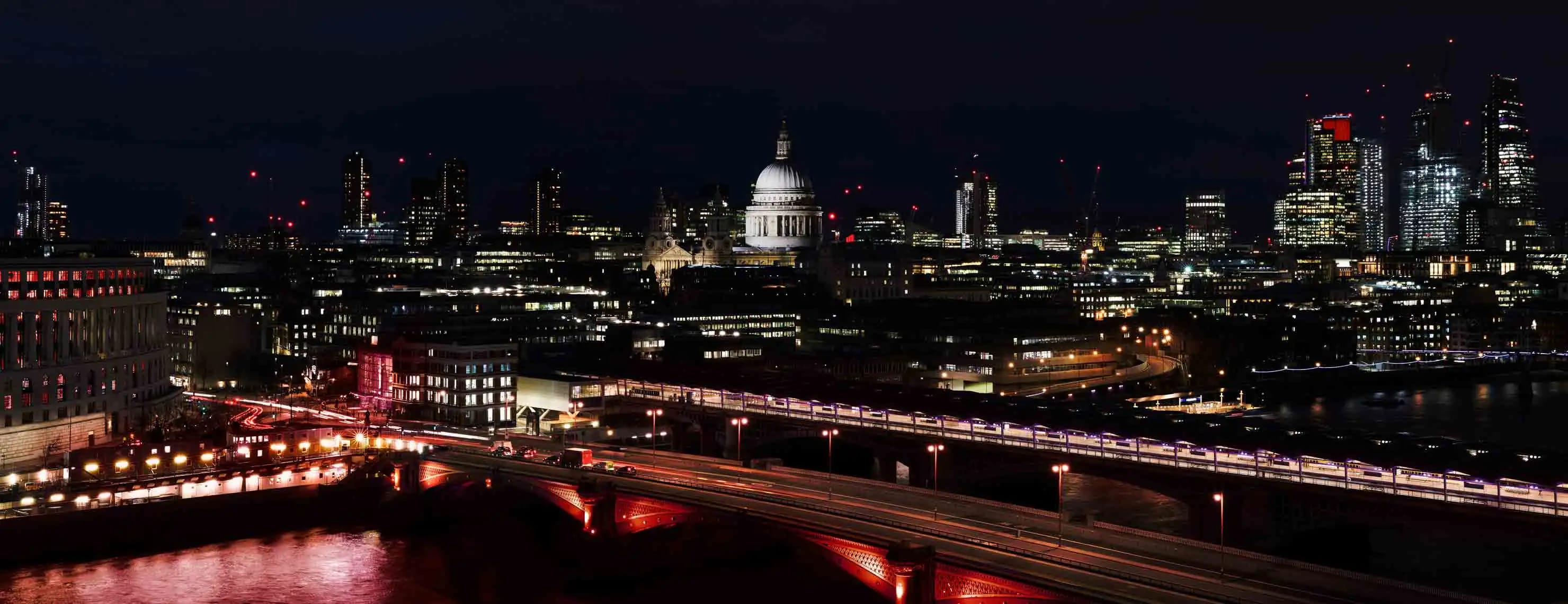 Commercial laundry services cityscape